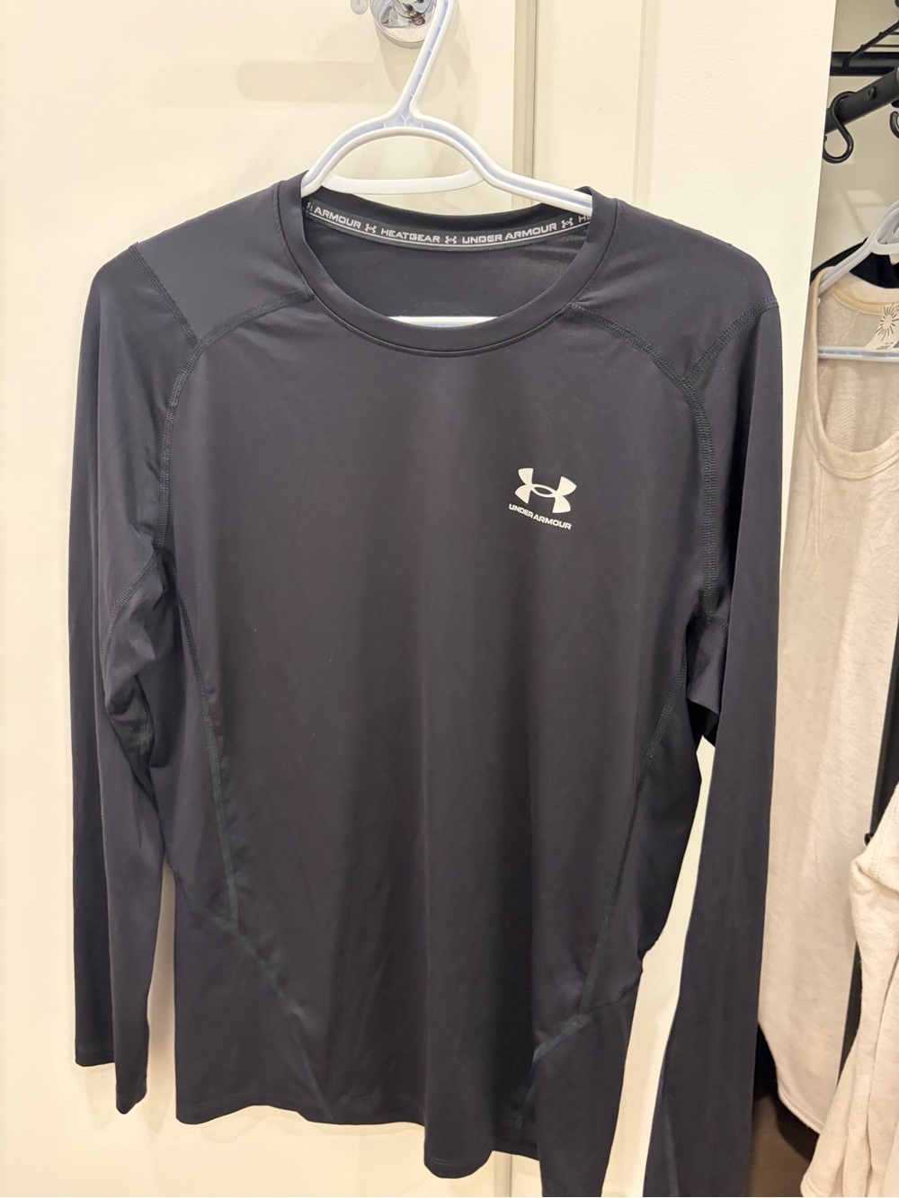 Under Armour Black Long Sleeve HeatGear Performance Top